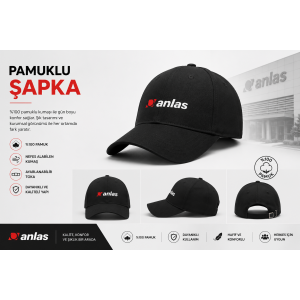 Özel Logo Nakışlı Pamuklu Şapka – Kurumsal Promosyon ve Personel Şapkası