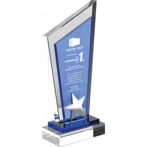 Kristal Plaket ( 13 x 28 cm )